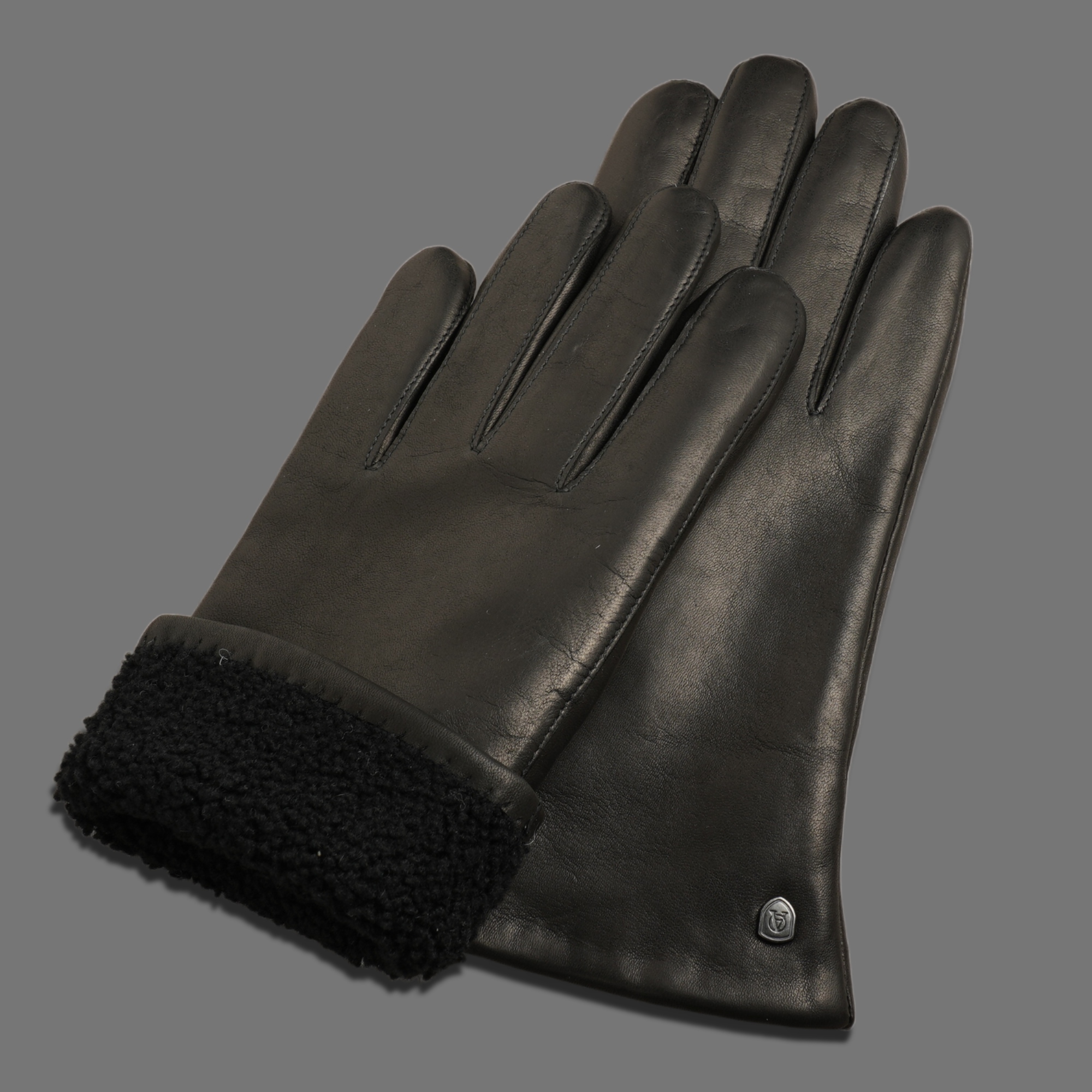 handschuhe damen leder gefüttert Premium Lammfell Lederhandschuhe MIA