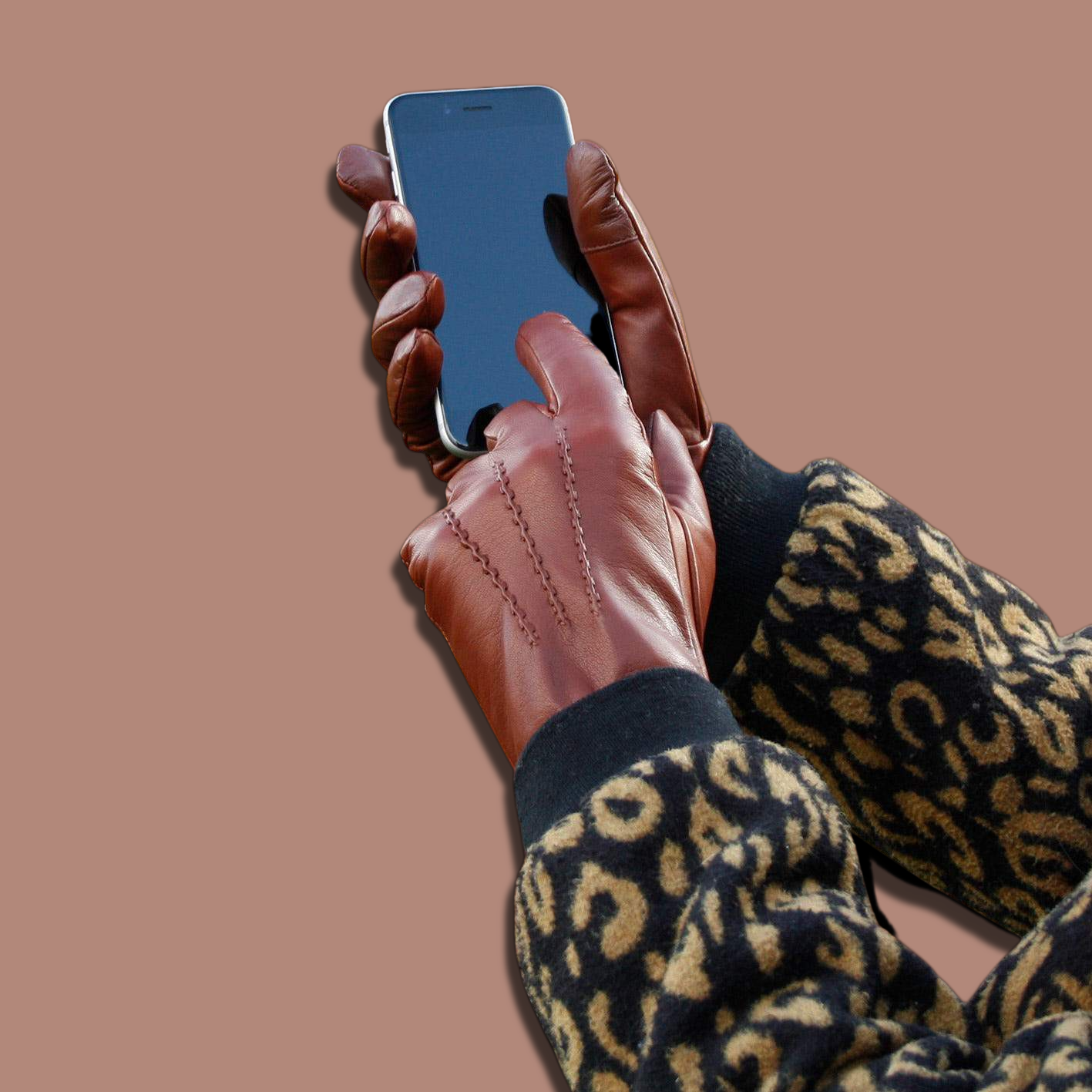 AKAROA Lederhandschuhe Damen ANN | Touchscreen Funktion - Italienisches Leder & Kaschmir-Futter