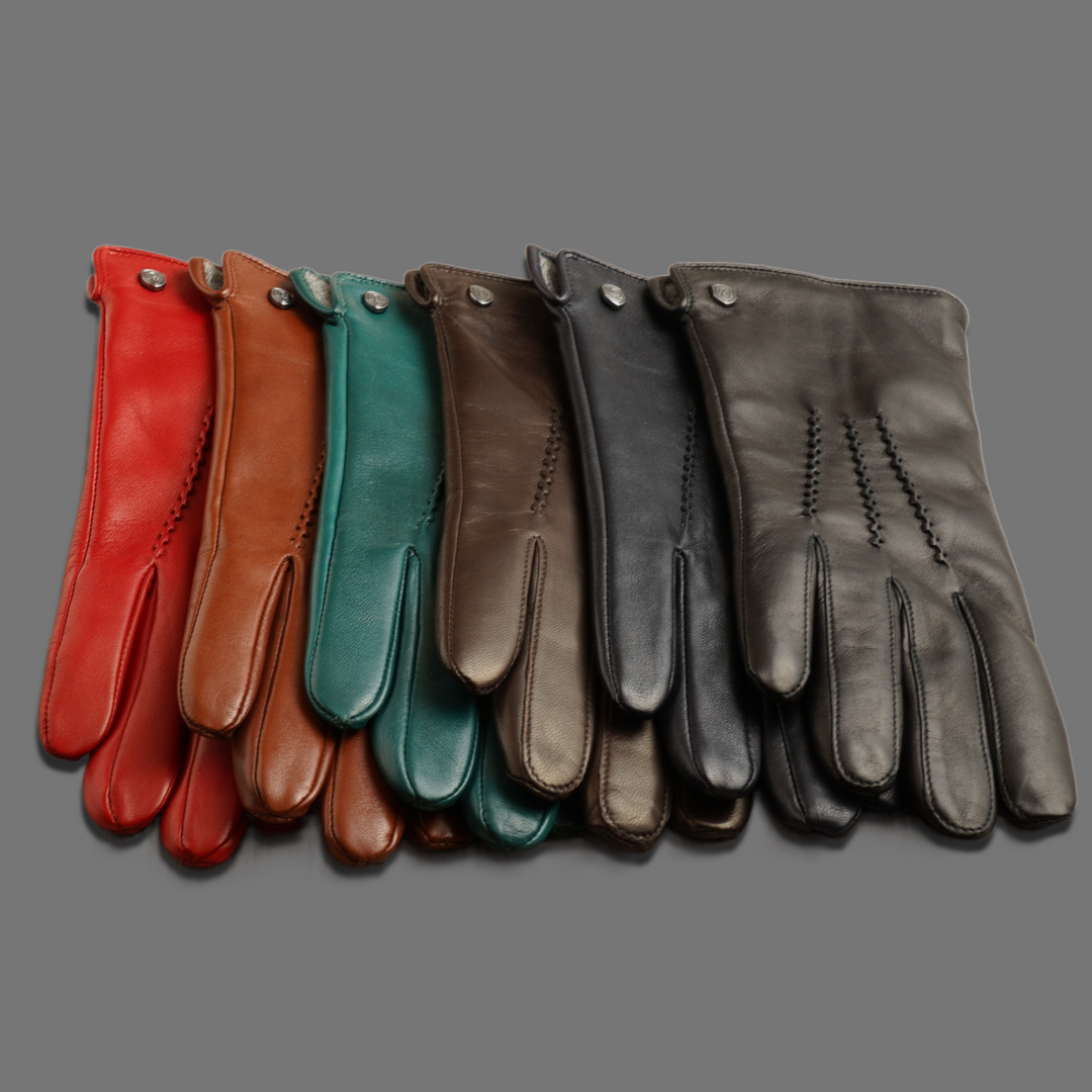 Lederhandschuhe für Damen, Nappaleder, Kaschmirfutter, Smartphone Funktion#farbe_schwarz