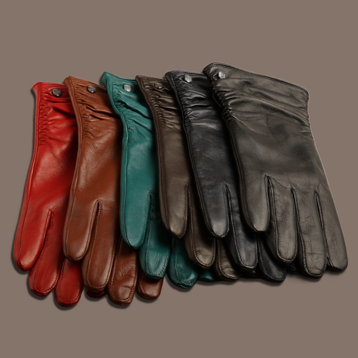 Lederhandschuhe für Damen, Nappaleder, Kaschmirfutter, Smartphone Funktion#farbe_schwarz