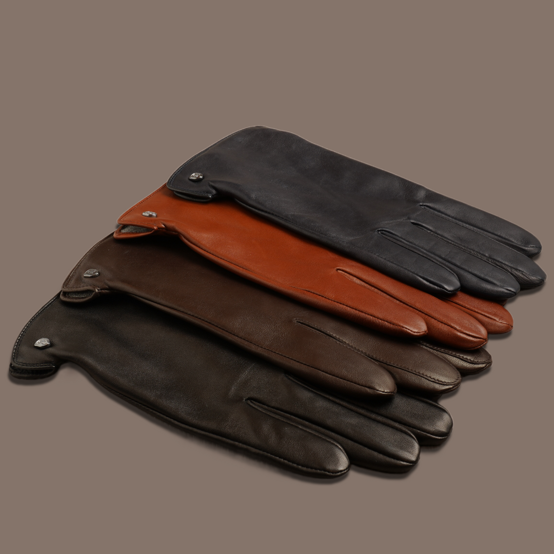 Lederhandschuhe für Herren, Nappaleder, Kaschmirfutter, Smartphone Funktion#farbe_schwarz