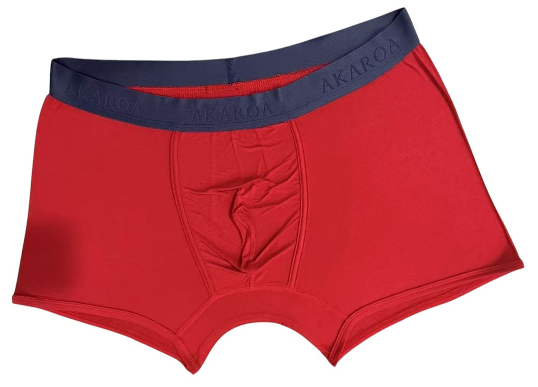 Boxershorts, Trunk für Herren mit Gentle Pocket #farbe_blau-rot