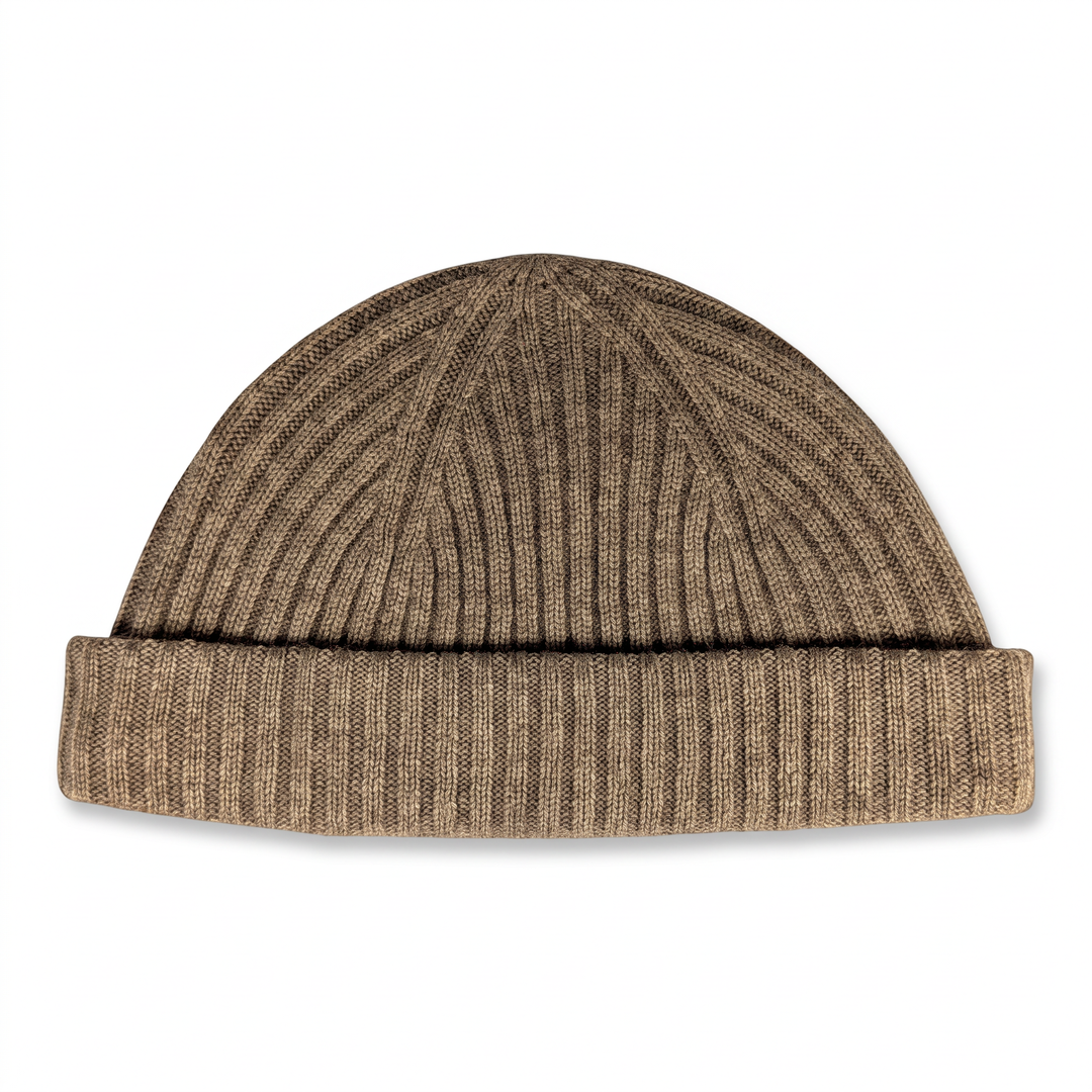 Strickmütze Ed in deep sand – Freisteller #farbe_deep-sand