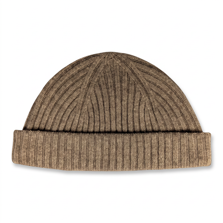 Strickmütze Ed in deep sand – Freisteller #farbe_deep-sand