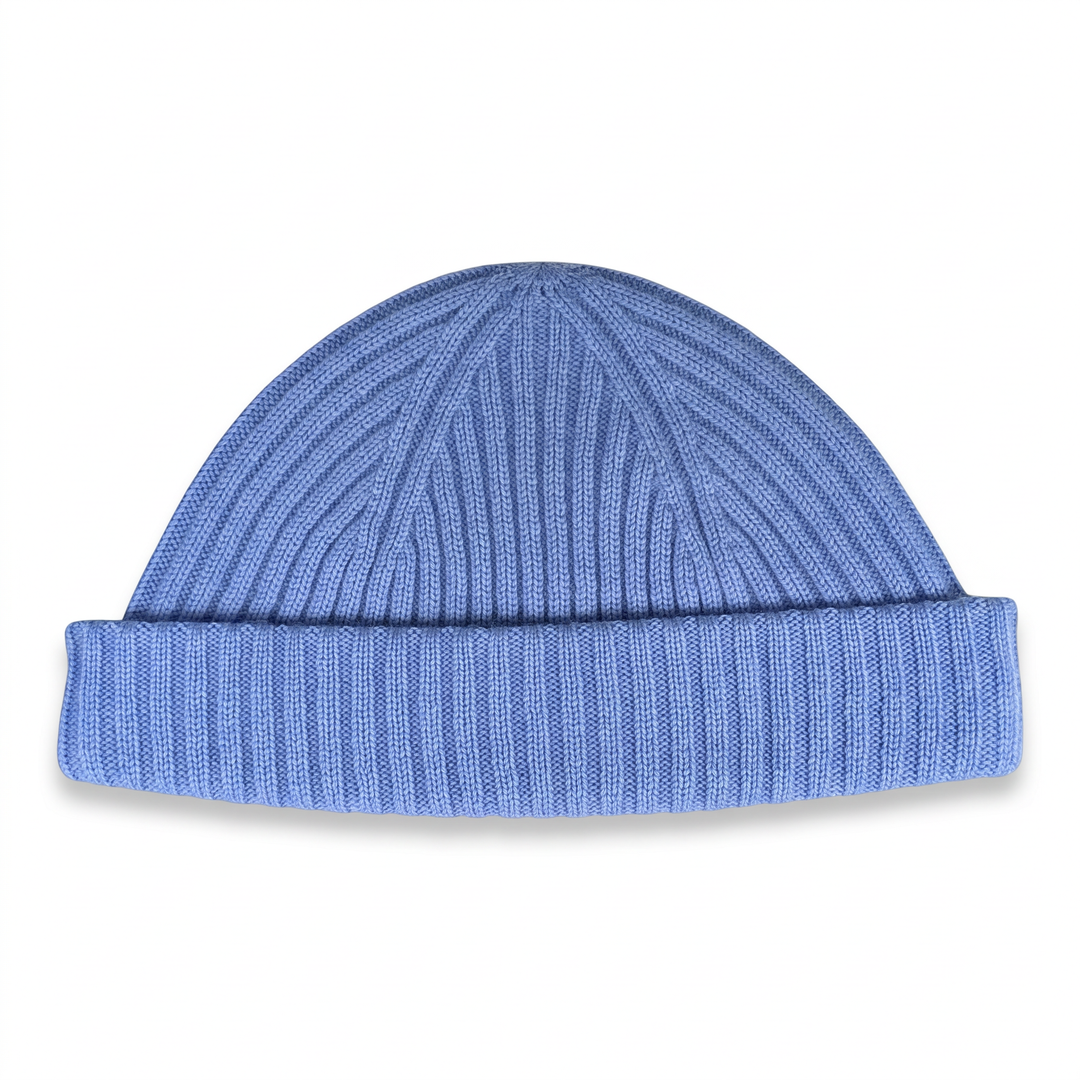Strickmütze Ed in eisblau – Freisteller #farbe_eisblau
