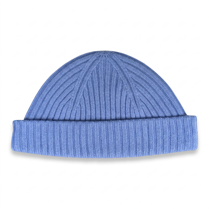 Strickmütze Ed in eisblau – Freisteller #farbe_eisblau