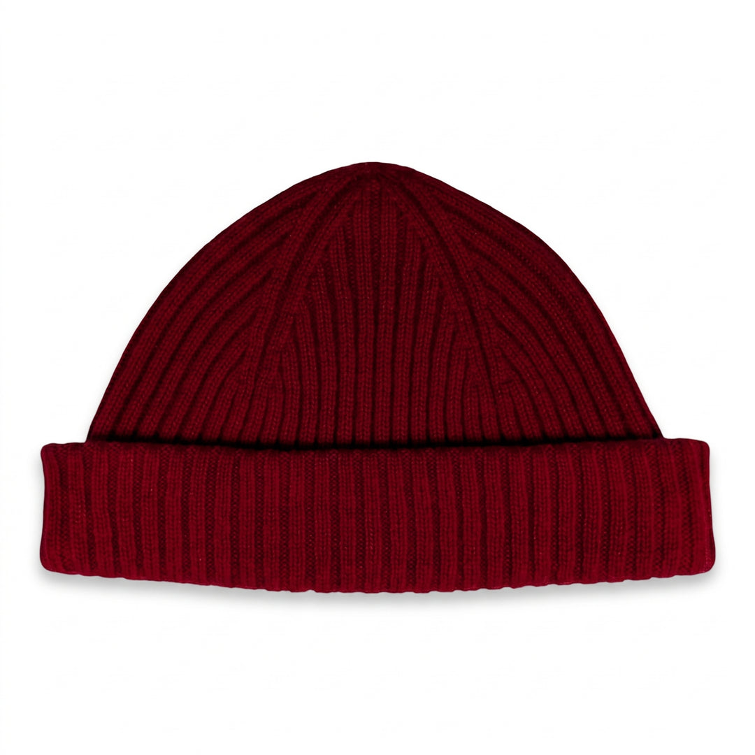 Strickmütze Ed in rot – Freisteller #farbe_rot