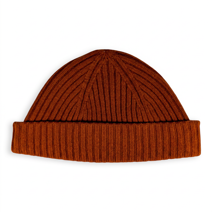 Strickmütze Ed in sienna – Freisteller #farbe_sienna