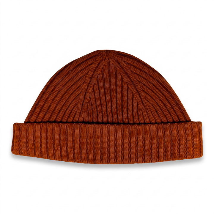 Strickmütze Ed in sienna – Freisteller #farbe_sienna