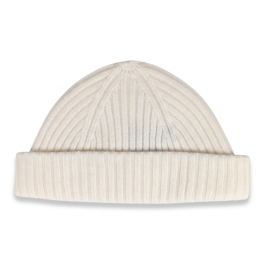 Strickmütze Ed in snow – Freisteller #farbe_snow