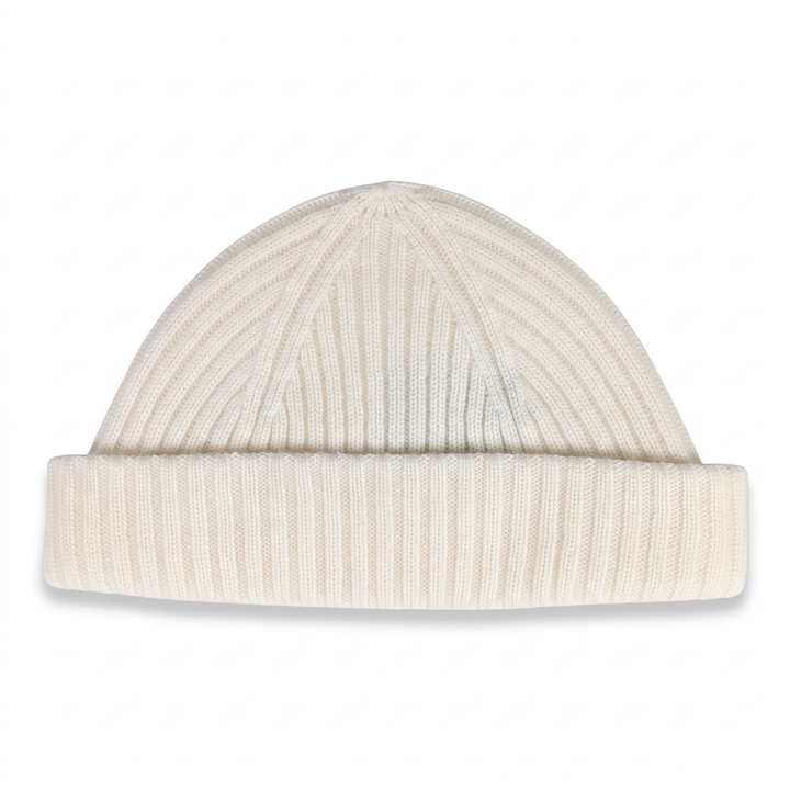 Strickmütze Ed in snow – Freisteller #farbe_snow