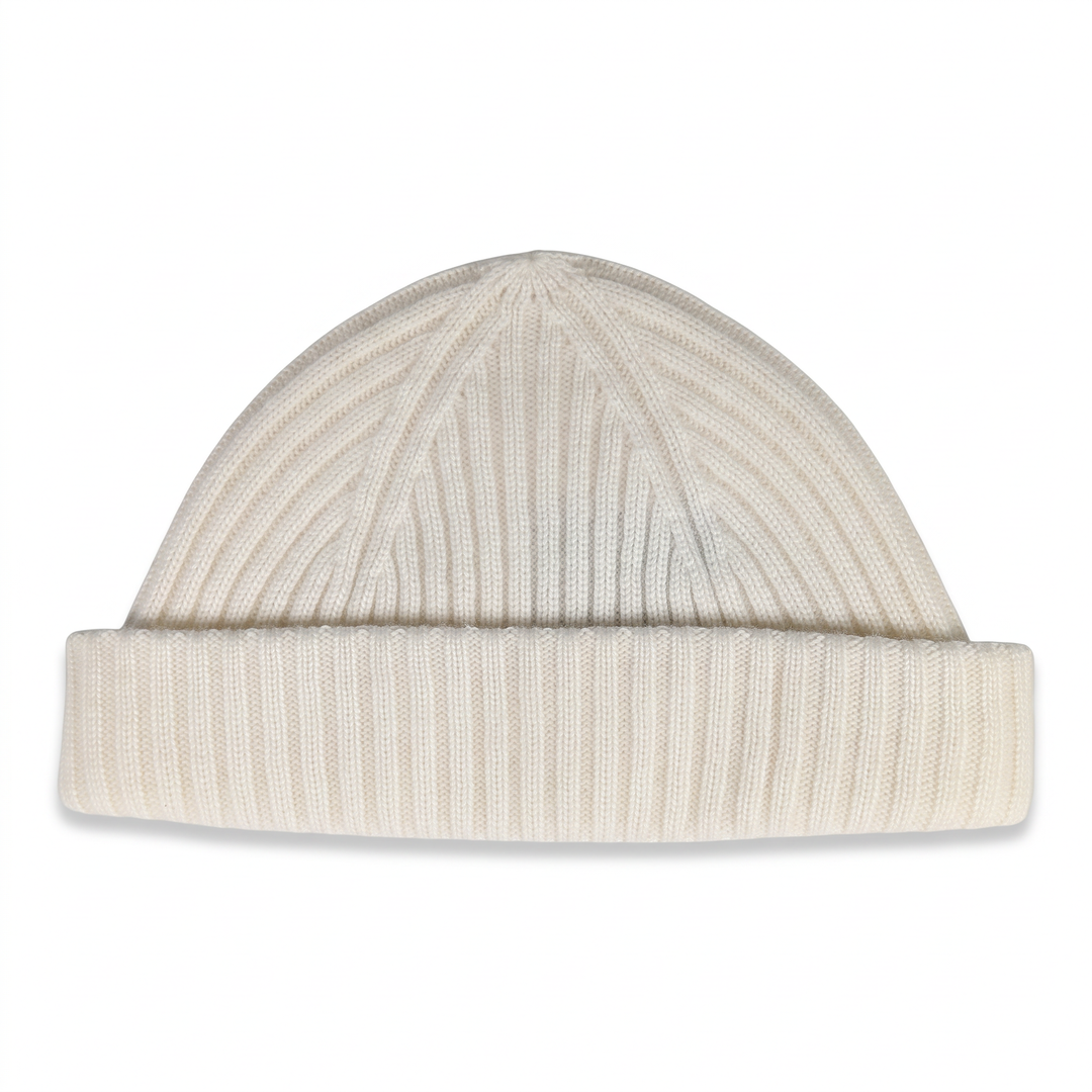 Strickmütze Ed in snow – Freisteller #farbe_snow