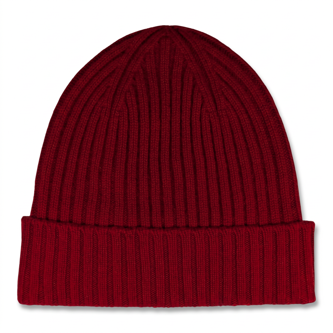 Strickmütze Lu in rot – Freisteller #farbe_rot