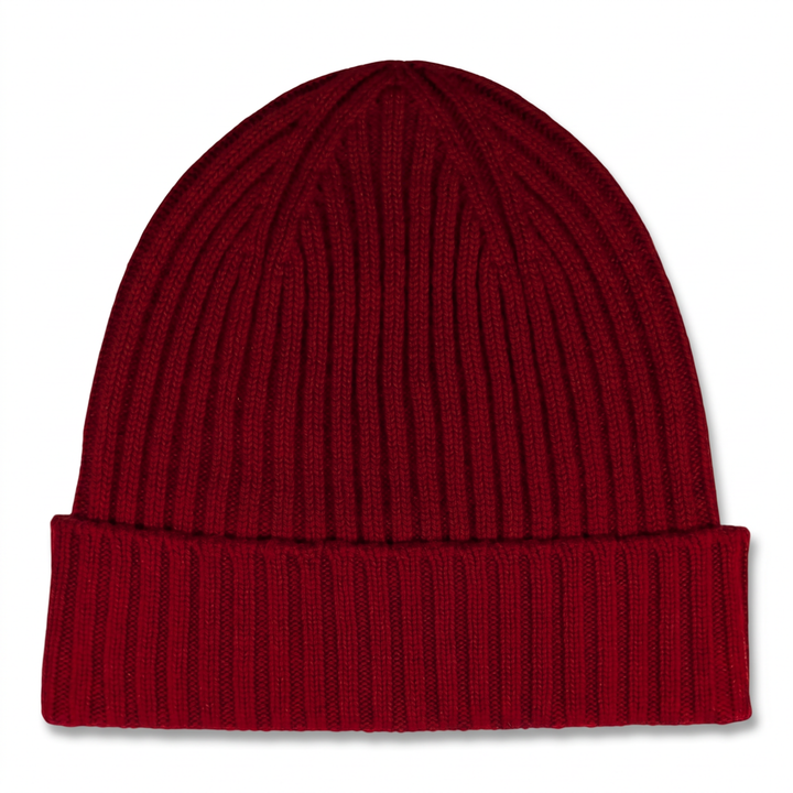 Strickmütze Lu in rot – Freisteller #farbe_rot