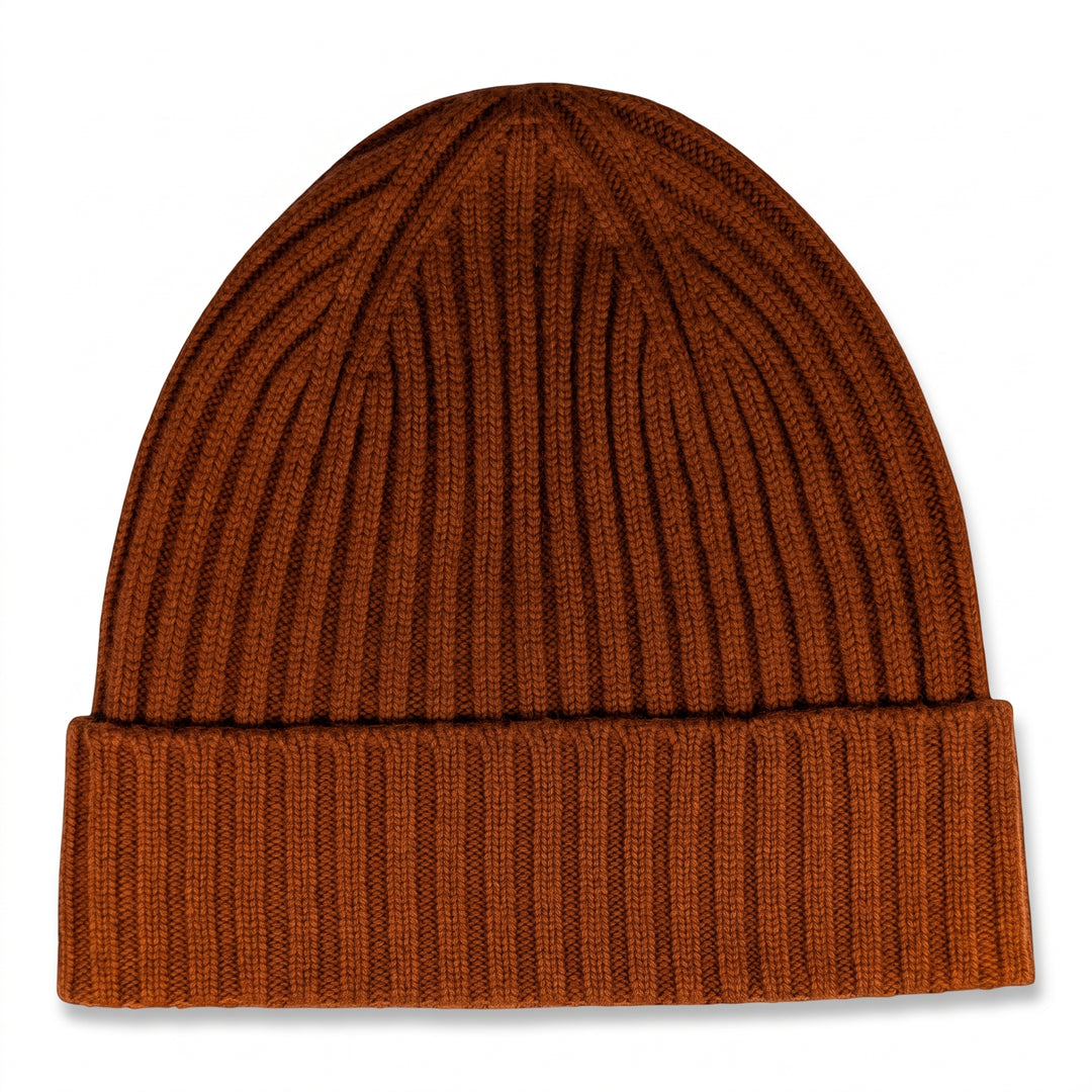 Strickmütze Lu in sienna – Freisteller #farbe_sienna