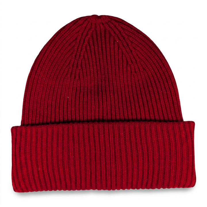 Strickmütze Mo in rot – Freisteller #farbe_rot