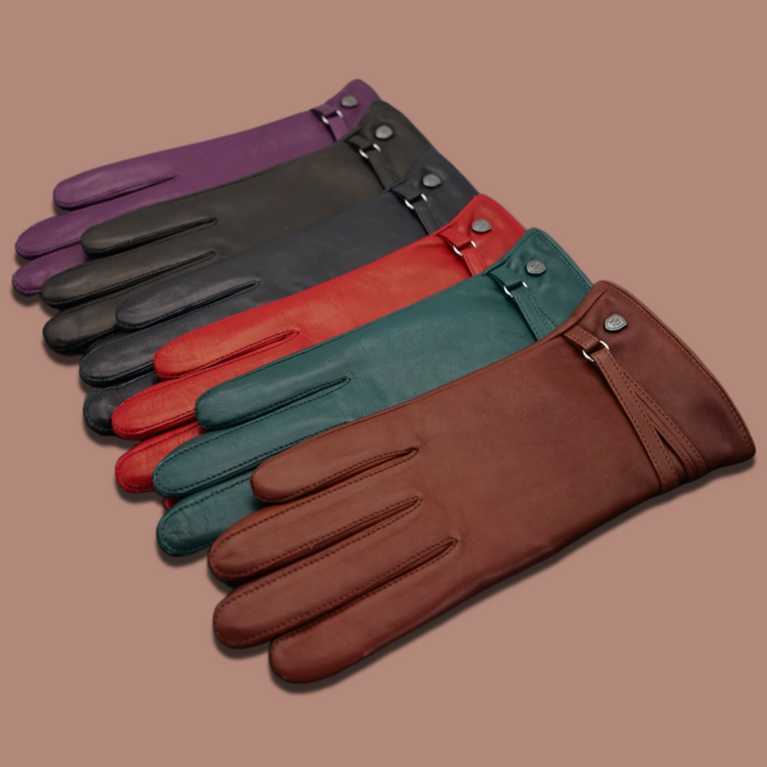 Lederhandschuhe für Damen, Nappaleder, Kaschmirfutter, Smartphone Funktion#farbe_marineblau