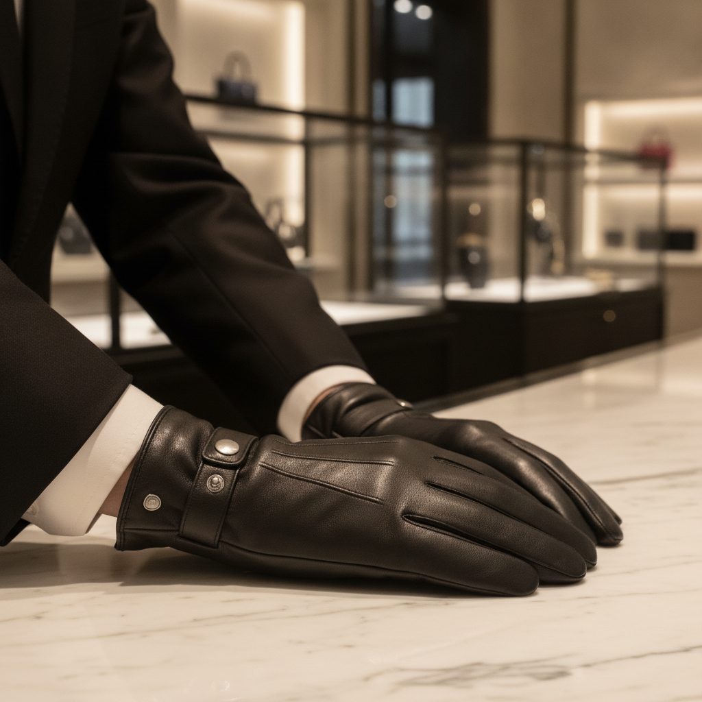 Lederhandschuhe RON – Lifestyle Boutique#farbe_schwarz