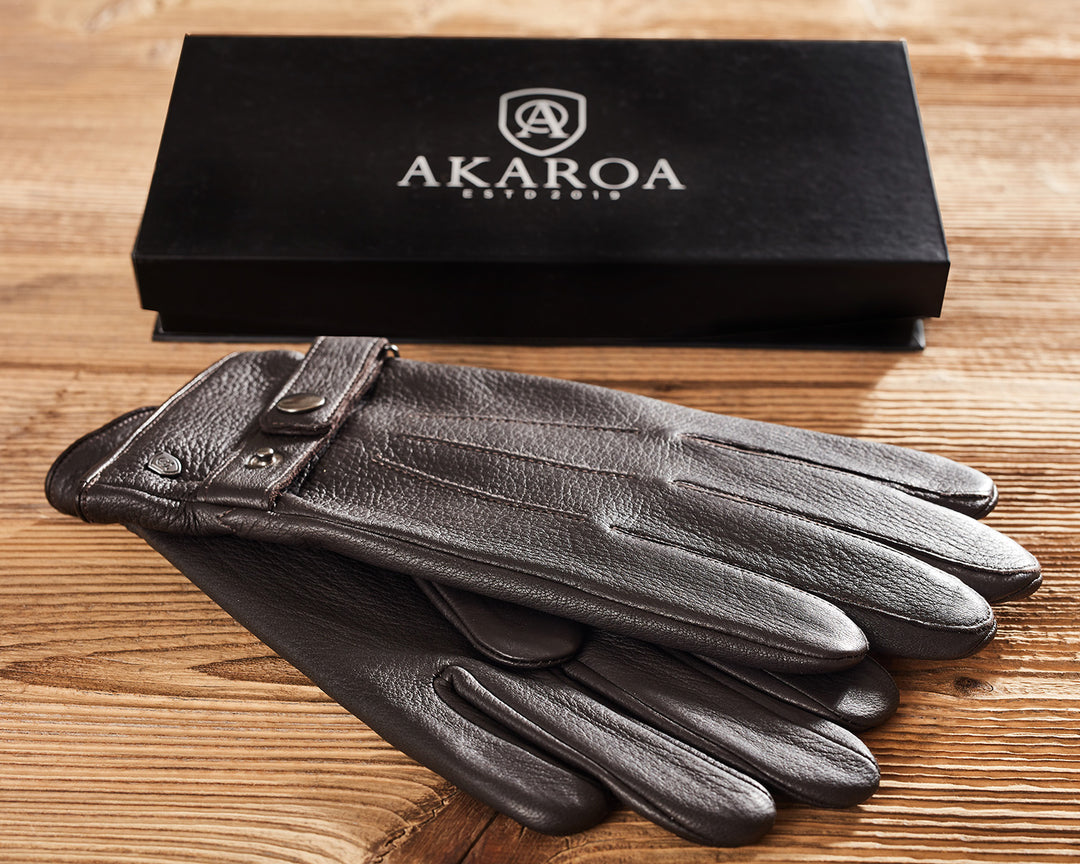 hirschleder handschuhe gefüttert Premium Lederhandschuhe JIM